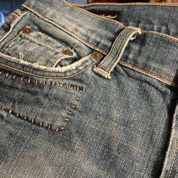 Citizens Of Humanity Boho Number 111 Stretch Low Waist Bootcut Jeans Size 27 - Picture 7 of 9